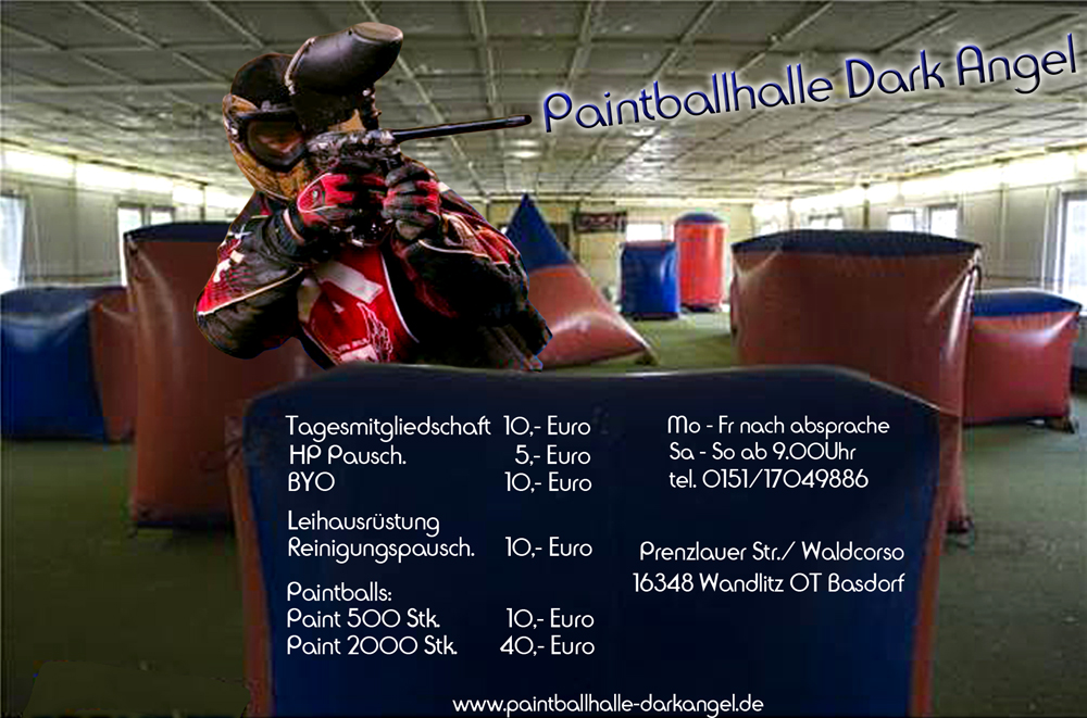 Paintballhalle Dark Angel Flayer